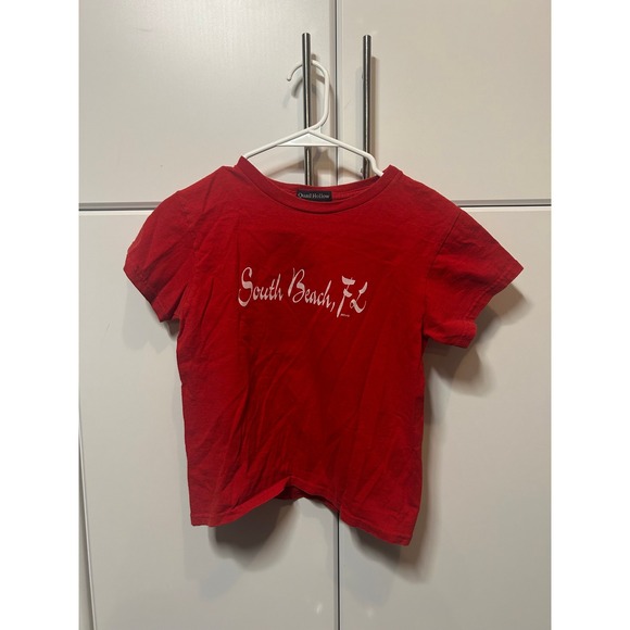 Quail Hollow Other - Vintage Quail Hollow South Beach Florida Red Graphic T-Shirt Mens Medium Cotton